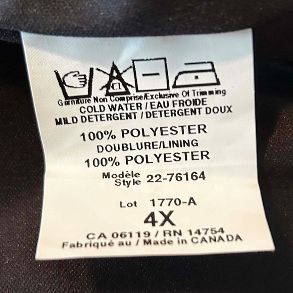 TANK TOP, GREAT FOR FORMAL EVENTS, BLACK, SIZE 4X, FULLY LINED, SPAGHETTI STRAPS - Picture 2 of 10